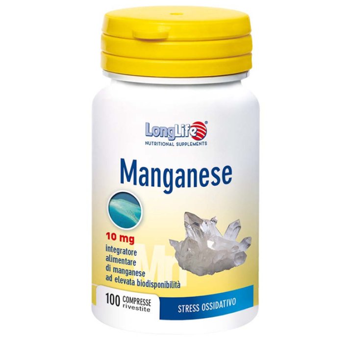 LONGLIFE MANGANESE 10 MG 100 COMPRESSE