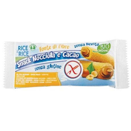 RICE&RICE SNACK DI RISO ALLA NOCCIOLA 25 G SENZA LIEVITO