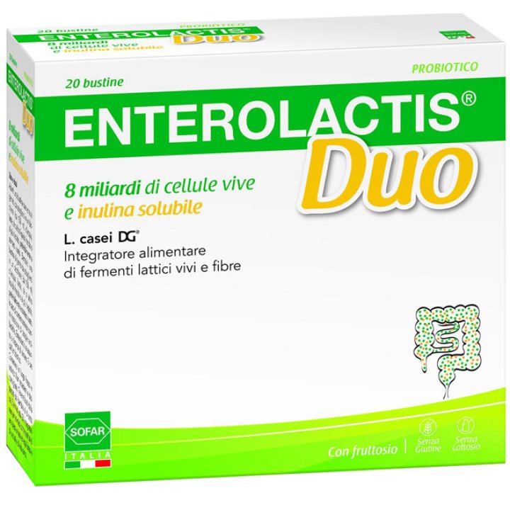 ENTEROLACTIS DUO POLVERE ORALE 20 BUSTINE