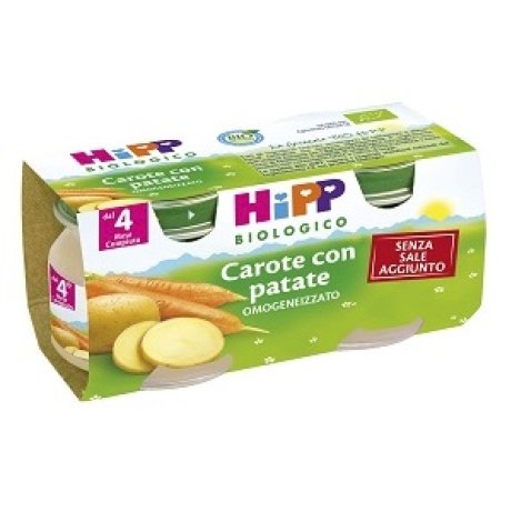 HIPP BIO HIPP BIO OMOGENEIZZATO CAROTE CON PATATE 2X80 G