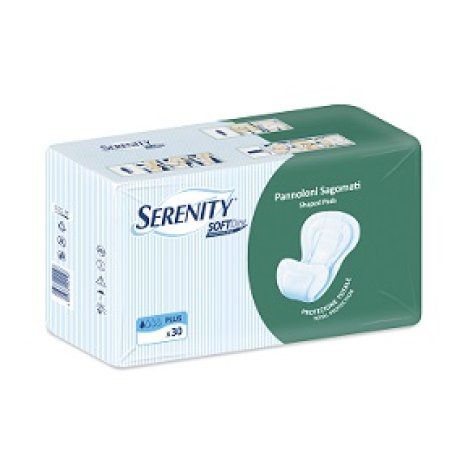 PANNOLONE PER INCONTINENZA SERENITY SOFTDRY SAMATO TRASPIRANTE FORMATO PLUS 30 PEZZI