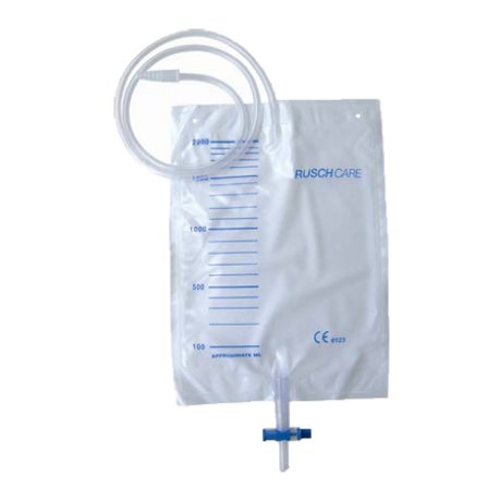 SACCA DI DRENAGGIO LETTO PER INCONTINENZA 2000ML IN PVC CON VALVOLA DI NON RITORNO E SCARICO CON TUBO DI RACCORDO 90CM 30 PEZZI RIUTILIZZABILE