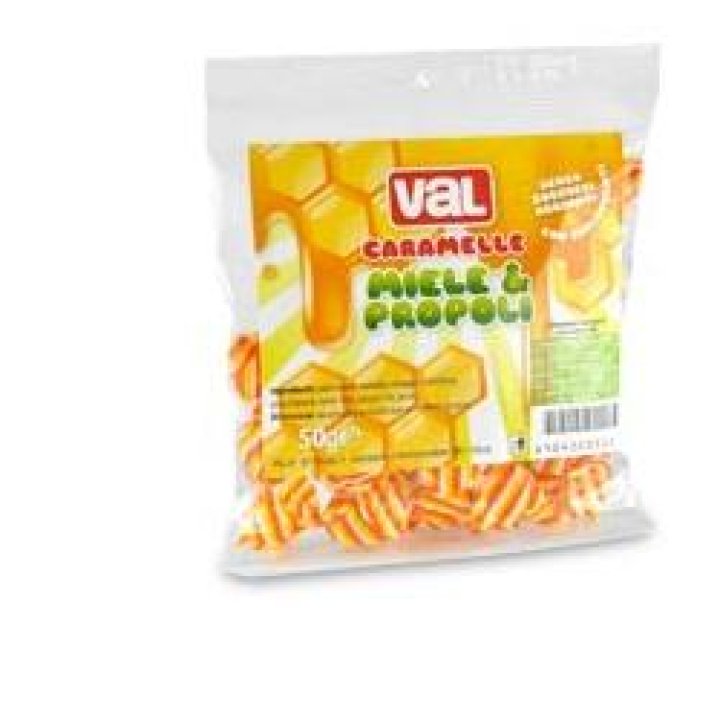 VAL CARAMELLA MIELE PROPOLI SENZA ZUCCHERO 50 G