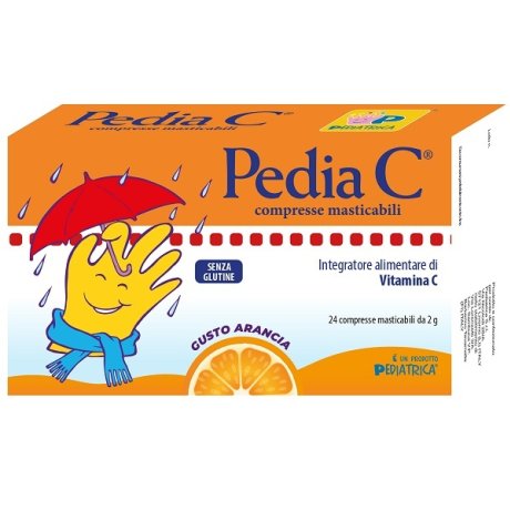 PEDIA C ARANCIA 24 COMPRESSE MASTICABILI