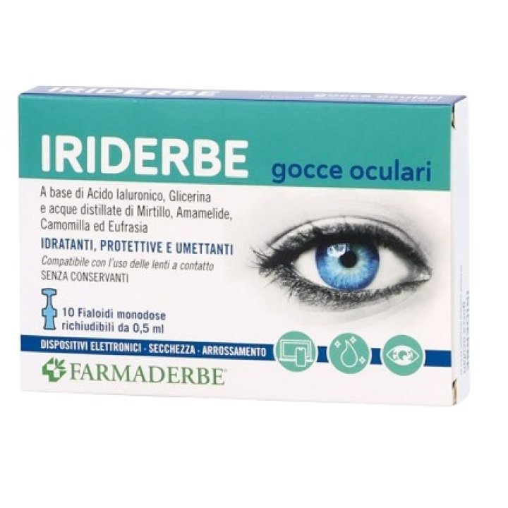 IRIDERBE CCE OCULARI MONODOSI 10 FLACONCINI DA 0,5ML IRIDERBE CCE OCULARI MONODOSI 10 FLACONCINI DA 0,5ML