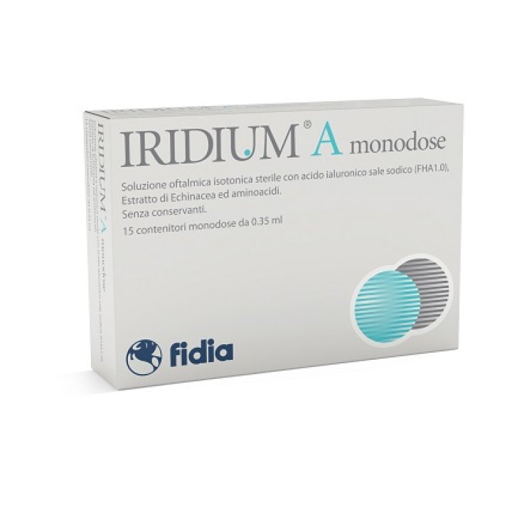 IRIDIUM A CCE OCULARI 15 FLACONCINI MONODOSE 0,35 ML