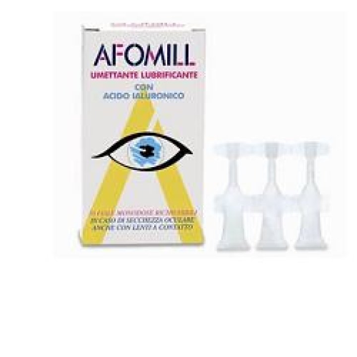 AFOMIL UMETTANTE LUBRIFICANTE CCE OCULARI 10 FIALE 0,5 ML