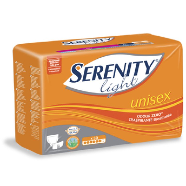 PANNOLONE PER INCONTINENZA SERENITY UNISEX 30 PEZZI