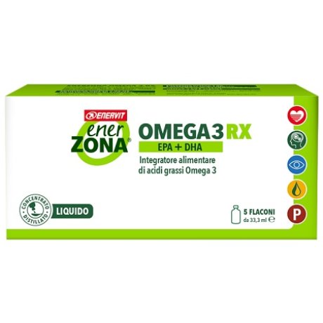 ENERZONA OMEGA 3 RX 5 FLACONI