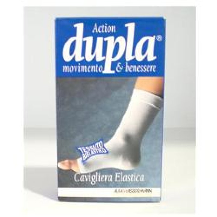 CAVIGLIERA ELASTICA DUPLA BIANCA