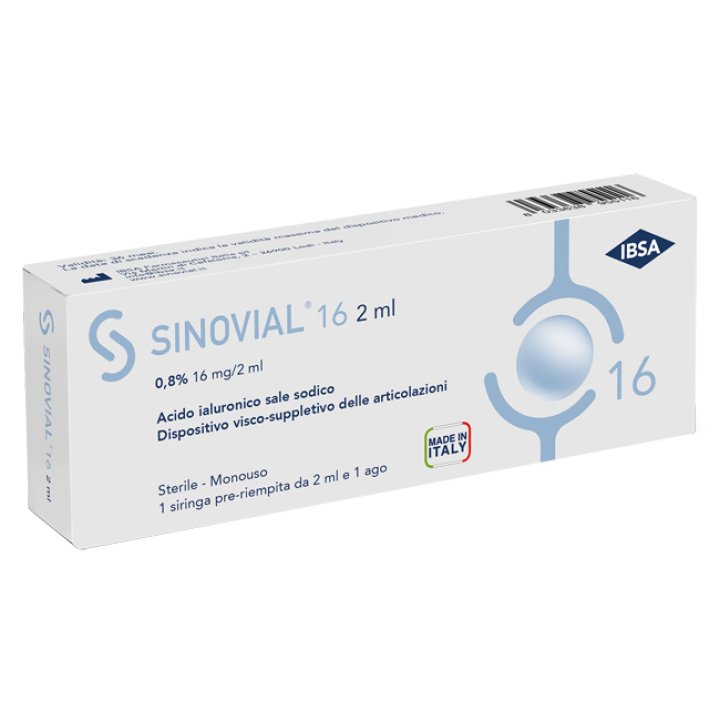 SINOVIAL 2ml: SIRINGA INTRA-ARTICOLARE ACIDO IALURONICO 0,8% 2 ML1 PEZZO