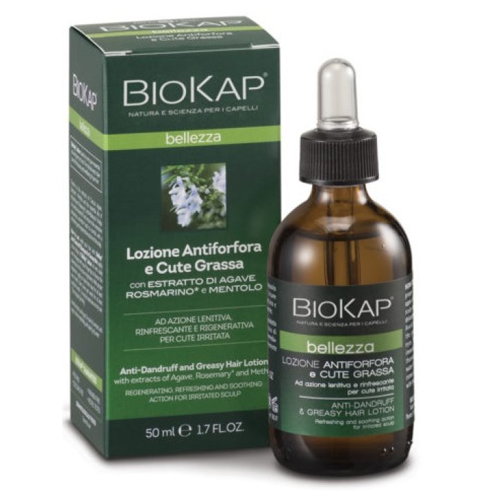 BIOKAP LOZIONE ANTIFORFORA E CUTE GRASSA 50 ML