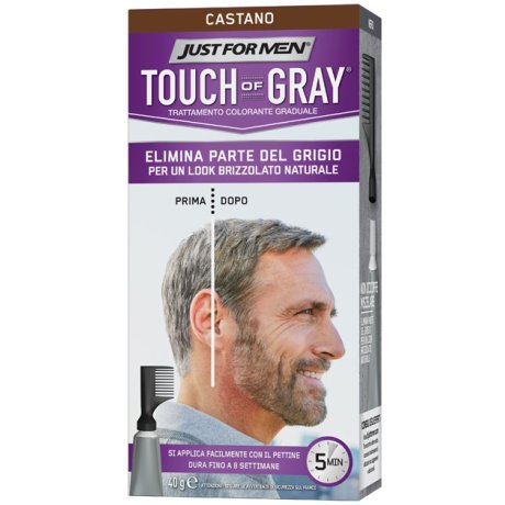 JUST FOR MEN TOUCH OF GRAY CASTANO 40 G