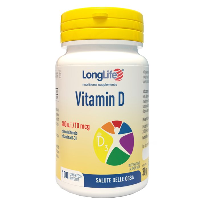 LONGLIFE VITAMINA D3 400UI 100 COMPRESSE