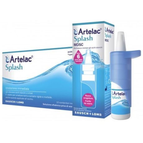 ARTELAC SPLASH CCE OCULARI 10 FLACONCINI MONODOSE 0,5 ML