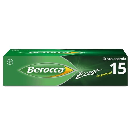 BEROCCA BOOST EFFERVESCENTE 15 COMPRESSE