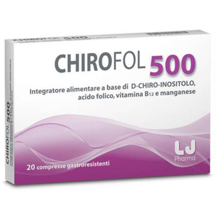 CHIROFOL 500 20 COMPRESSE