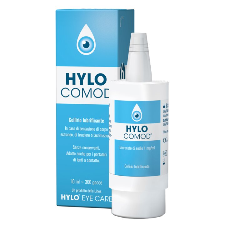 HYLO-COMOD CCE OCULARI IALURONATO DI SODIO 0,1%  FLACONCINO 10 ML