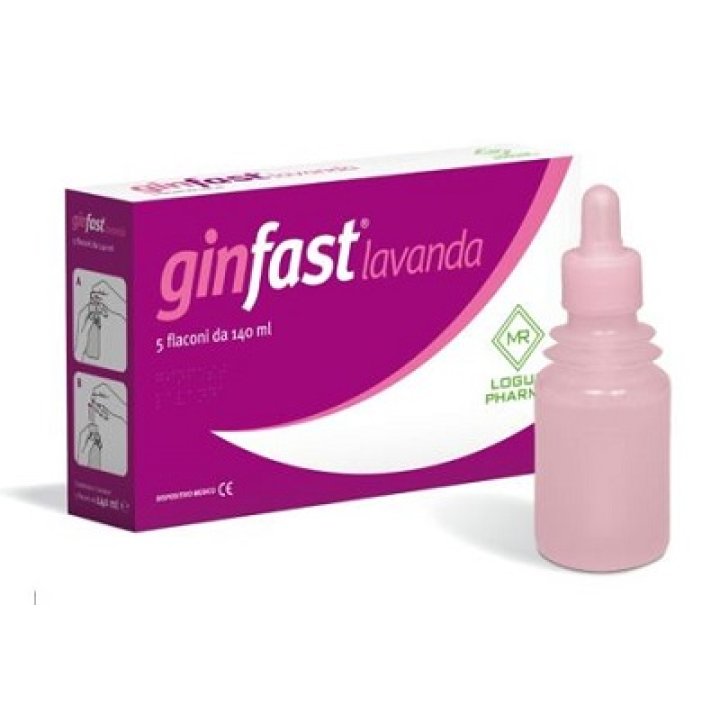 LAVANDA VAGINALE GINFAST CONFEZIONE DA 5 FLACONCINI DA 140ML