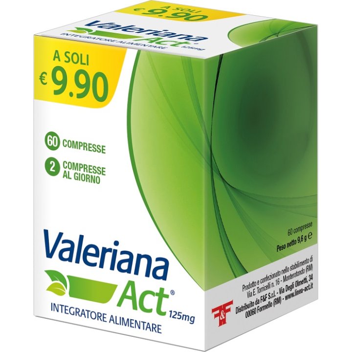 VALERIANA ACT 125 MG 60 COMPRESSE DA 125 MG