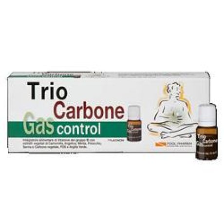 TRIOCARBONE GAS CONTROL 7 FLACONCINI 10 ML