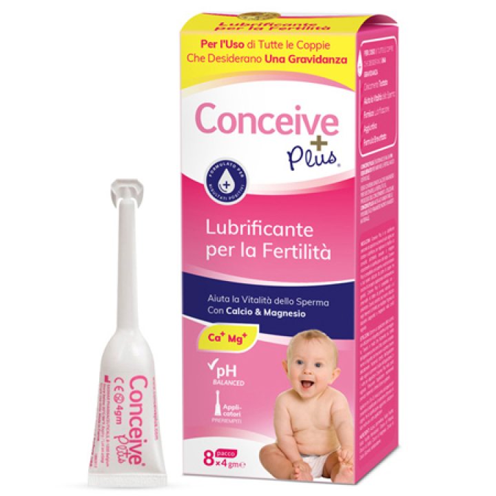 LUBRIFICANTE VAGINALE CONCEIVE PLUS 4 G 8 PEZZI