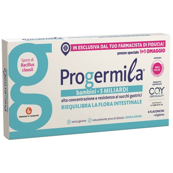 PROGERMILA BAMBINI 5 MILIARDI 6 FLACONCINI 10 ML