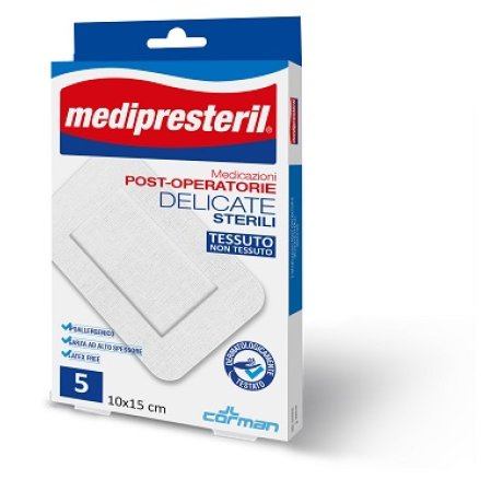 MEDICAZIONE MEDIPRESTERIL POST OPERATORIA DELICATA STERILE 10X25 3 PEZZI