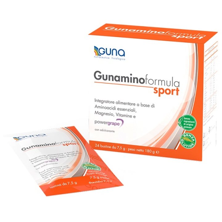 Guna Gunamino Formula Sport integratore alimentare per sportivi - 42 BUSTE da 315g