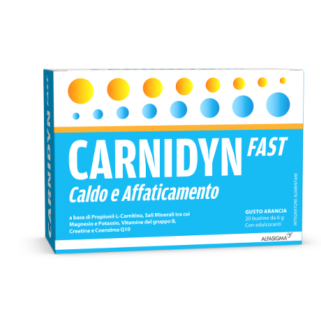 Carnidyn fast magnesio/potassio - 20 bustine