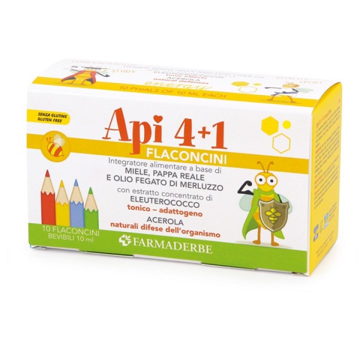 APIQUATTRO + 1 10 FLACONCINI DA 10 ML APIQUATTRO + 1 10 FLACONCINI DA 10 ML