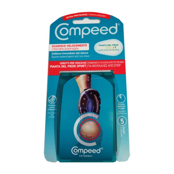 COMPEED VESCICHE PIANTA PIEDE 5 CEROTTI