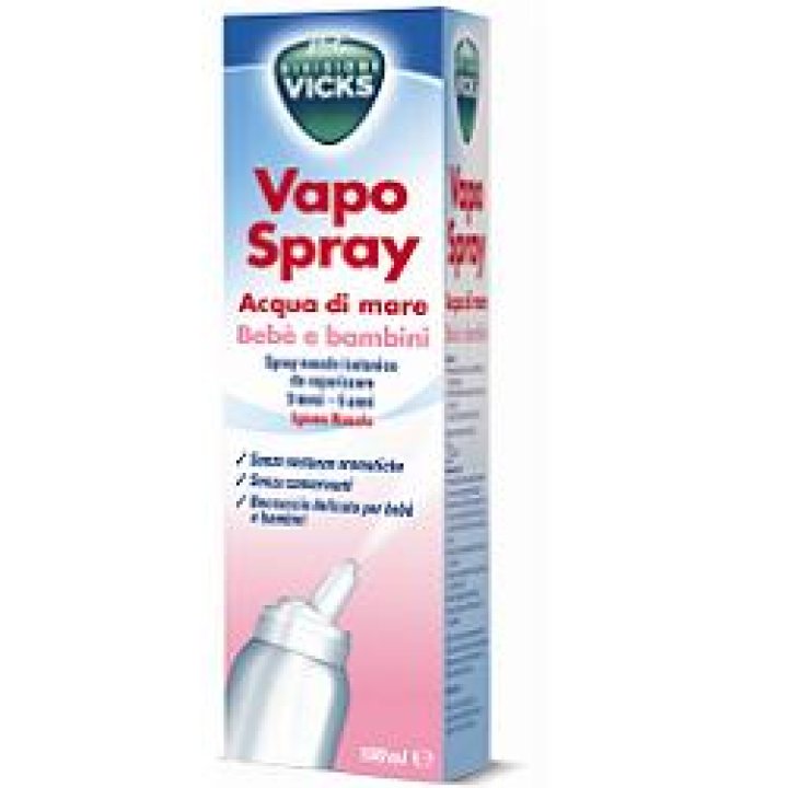 VICKS VAPOSPRAY ACQUA DI MARE BEBE\' BAMBINI ISOTONICO 100 ML