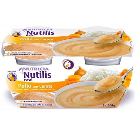 NUTILIS PASTI POLLO CON CAROTE 2 X 300 G