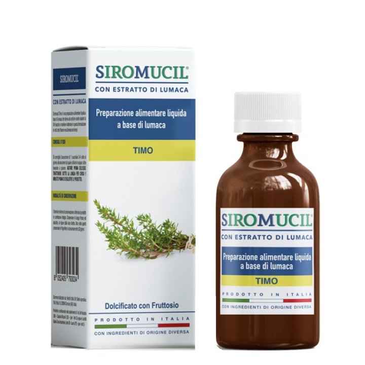 SIROMUCIL PREPARATO ALIMENTARE CON ESTRATTO DI LUMACA AL TIMO 150 ML