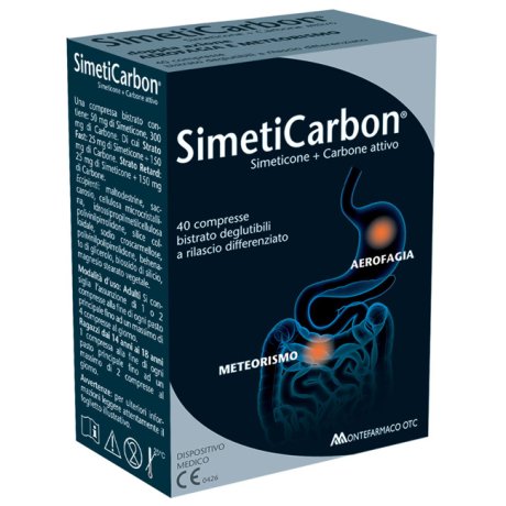 SIMETICARBON 40 COMPRESSE