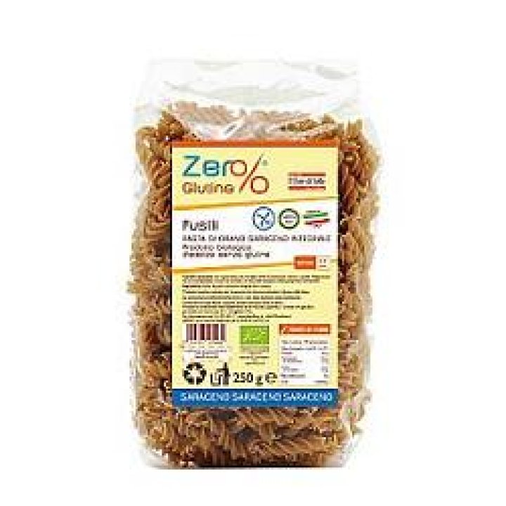 ZERO% GLUTINE FUSILLI GRANO SARACENO INTEGRALE SENZA GLUTINE250 G