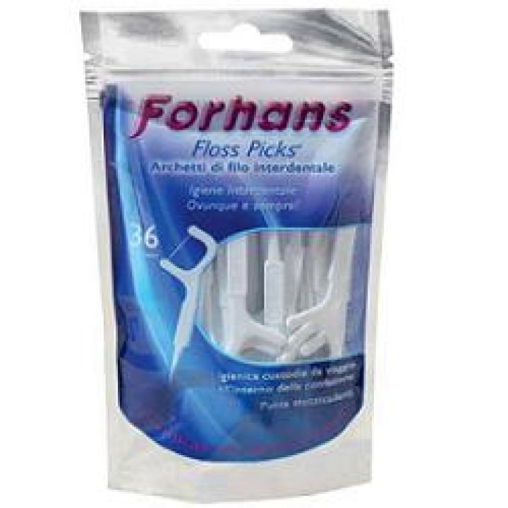 FORHANS ARCHETTI INTERDENTALI FLOSS PICKS 36PZ