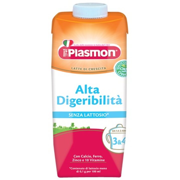 PLASMON LATTE CRESCITA ALTA DIGERIBILITA\' 500 ML