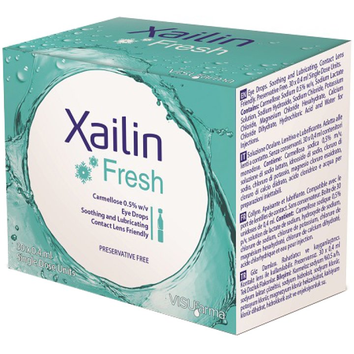 XAILIN FRESH CCE OCULARI CARBOSSIMETILCELLULOSA 0,5% 30 FLACONCINI MONODOSE 0,4 ML