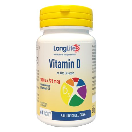 LONGLIFE VITAMINA D3 1000UI 60 COMPRESSE