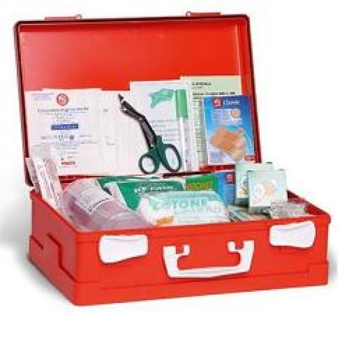 CASSETTA COMPLETA DI PRONTO SOCCORSO ALLEGATO 1 DM 388 DEL 15/7/2003. CASSETTA COMPLETA DI PRONTO SOCCORSO ALLEGATO 1 DM 388 DEL 15/7/2003.