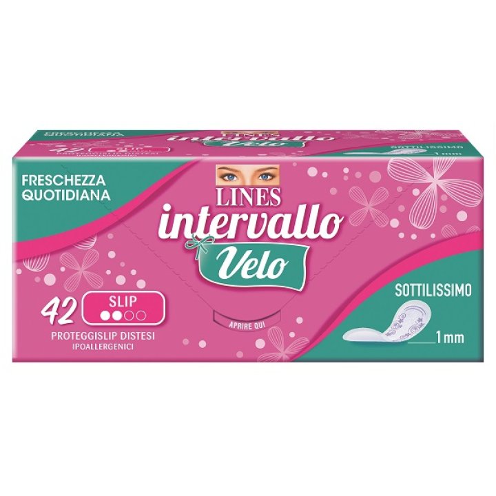 LINES INTERVALLO VELO SLIP 42 PEZZI COUPO