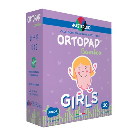 CEROTTO OCULARE PER ORTOTTICA ORTOPAD GIRLS M 5,4X7,6 20 PEZZI