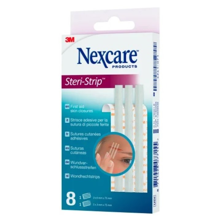 CEROTTO PER SUTURA STERISTRIP NEXCARE 6X75MM + 3X75MM