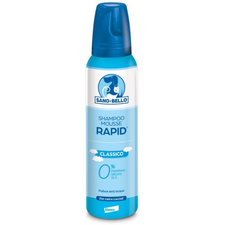 SANO E BELLO SHAMPOO MOUSSE RAPID CLASSICO FLACONE 300 ML