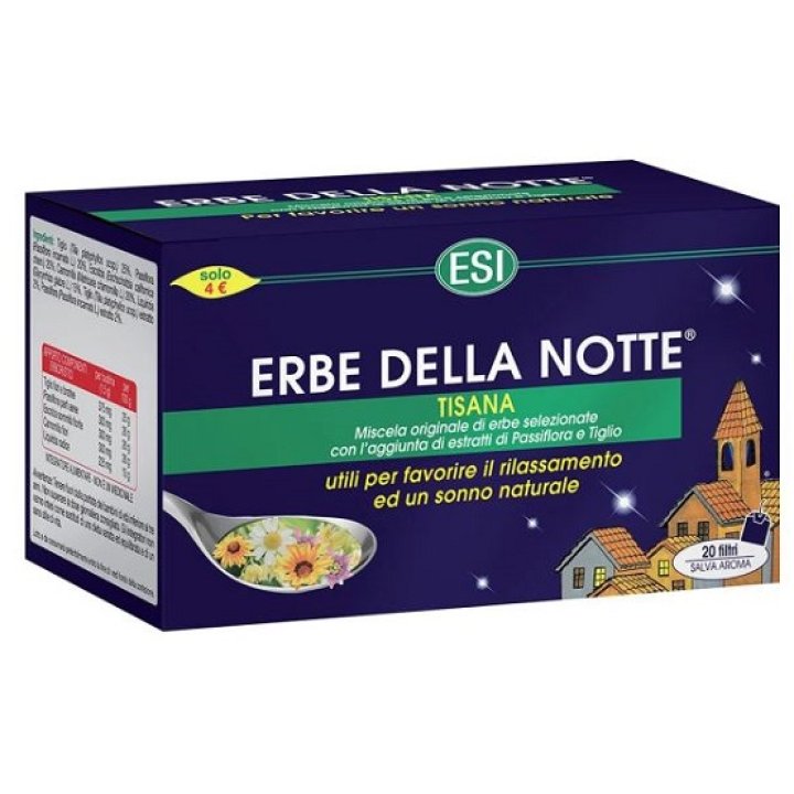 ESI ERBE DELLA NOTTE TISANA 20 FILTRI ASTUCCIO 40 G