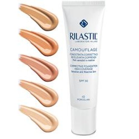 RILASTIL CAMOUFLAGE FONDOTINTA CORRETTIVO FLUIDO ELEVATA COPRENZA 30 30 ML