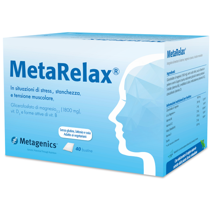 METARELAX 40 BUSTINE NEW METAGENICS