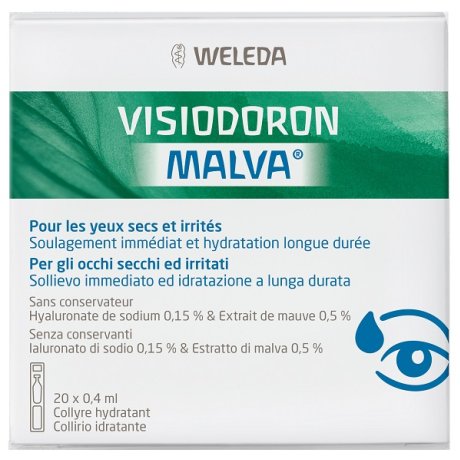 CCE OCULARI VISIODORON MALVA 20 MONODOSE DA 0,4 ML